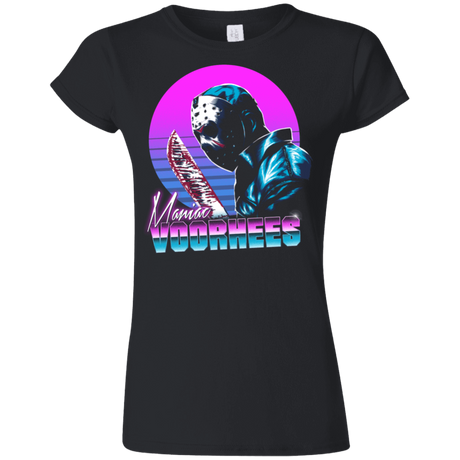 T-Shirts Black / S Retro Voorhees Junior Slimmer-Fit T-Shirt
