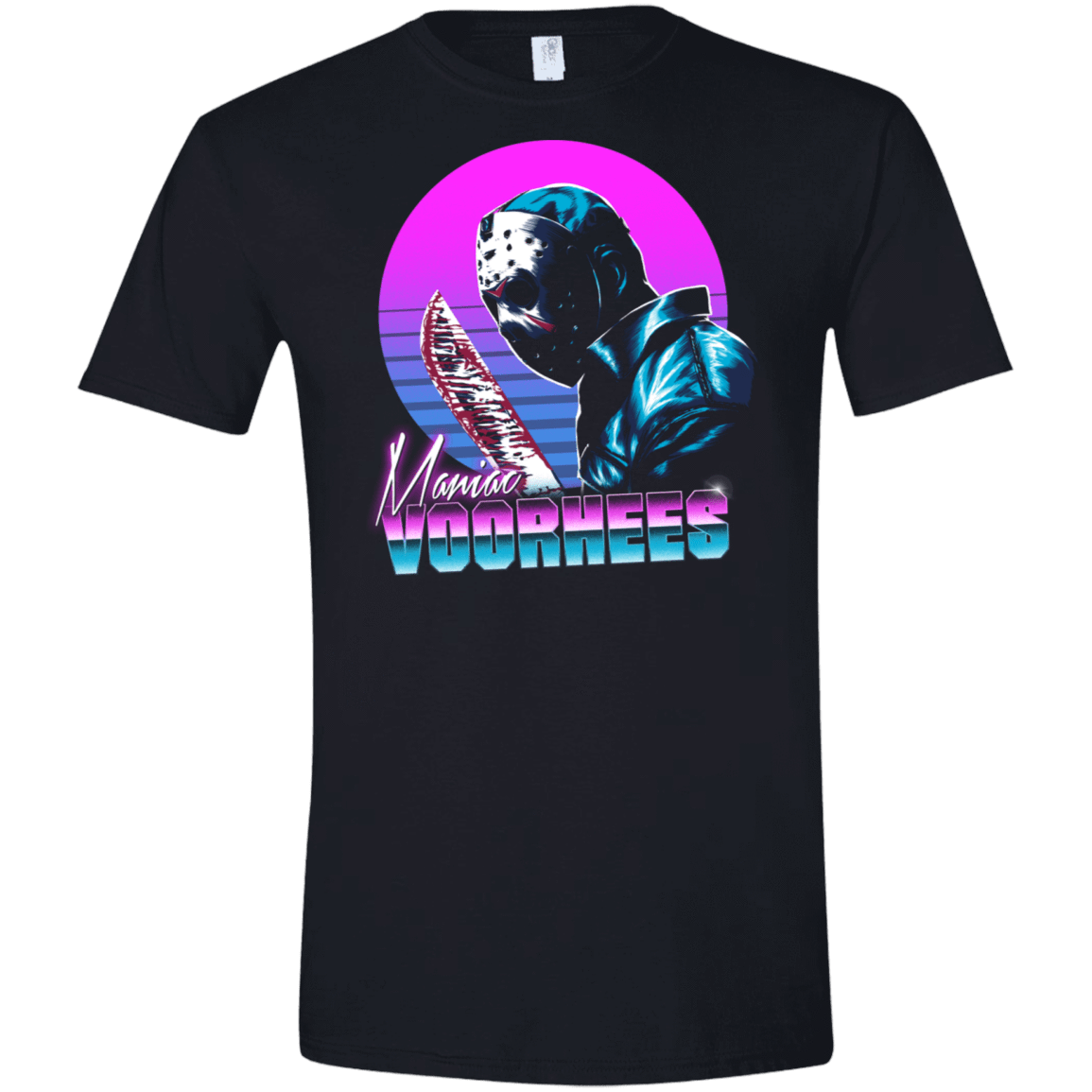 T-Shirts Black / S Retro Voorhees Men's Semi-Fitted Softstyle