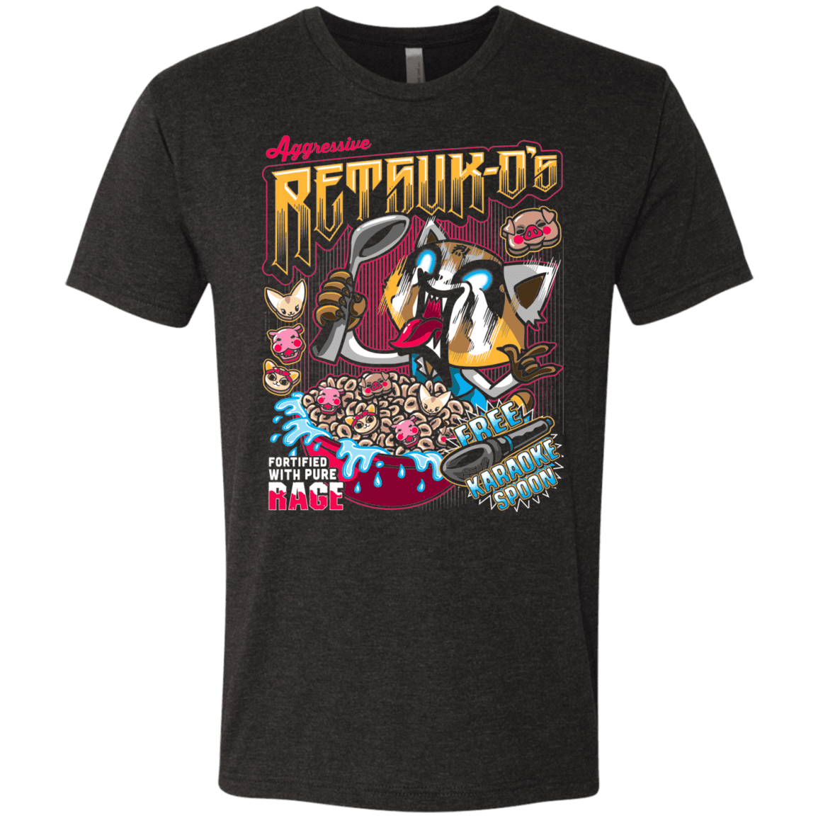 T-Shirts Vintage Black / S Retsuk-O's Men's Triblend T-Shirt