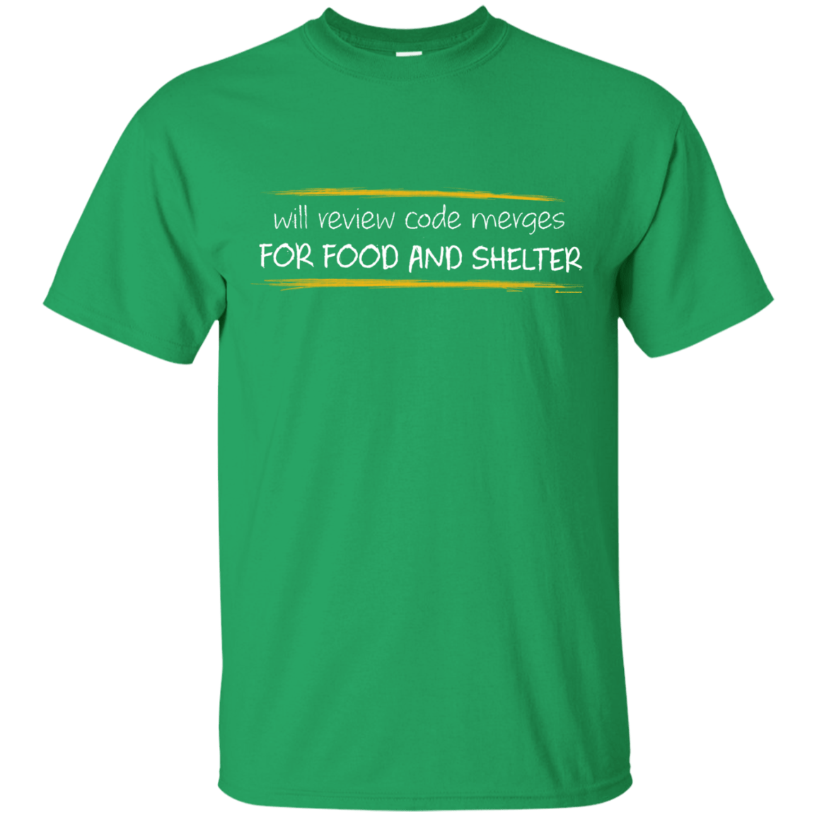 T-Shirts Irish Green / Small Reviewing Code For Food And Shelter T-Shirt
