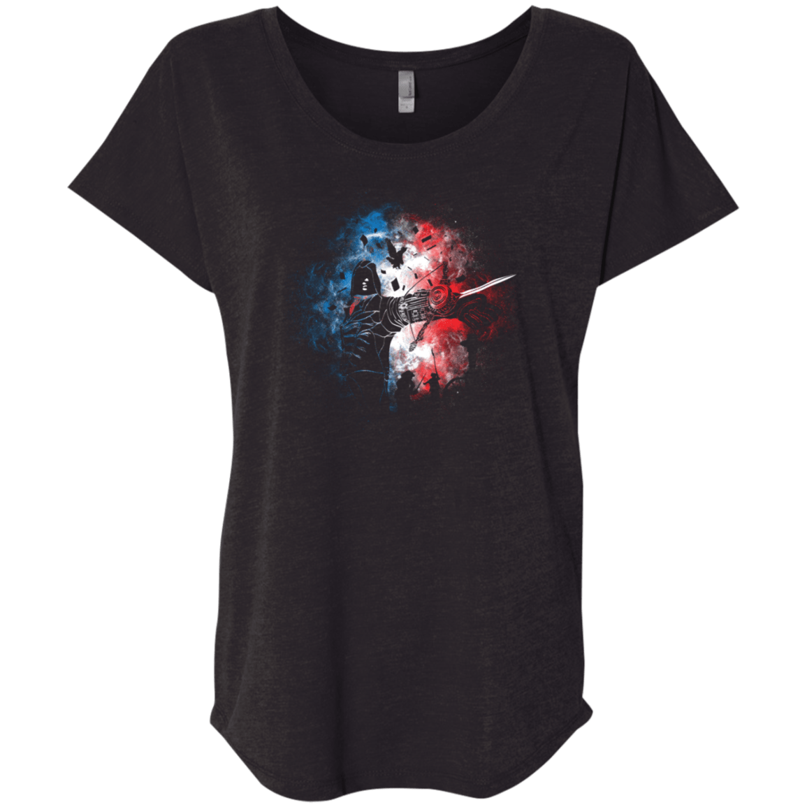 T-Shirts Vintage Black / X-Small Revolt Triblend Dolman Sleeve