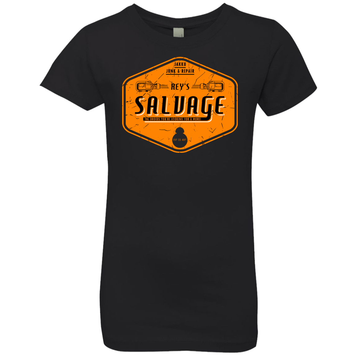 T-Shirts Black / YXS Reys Salvage Girls Premium T-Shirt