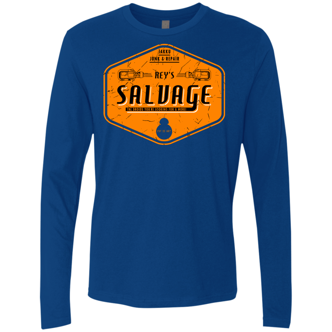T-Shirts Royal / S Reys Salvage Men's Premium Long Sleeve