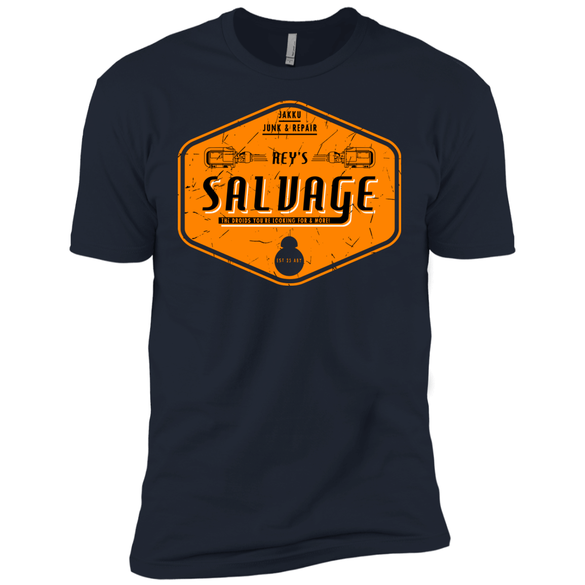 T-Shirts Midnight Navy / X-Small Reys Salvage Men's Premium T-Shirt
