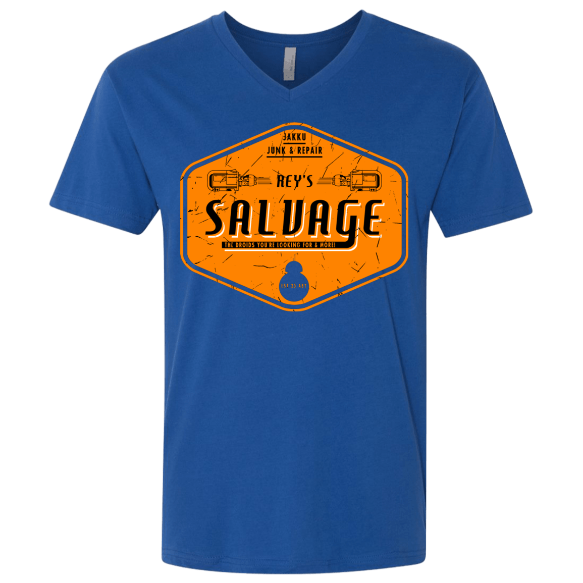 T-Shirts Royal / X-Small Reys Salvage Men's Premium V-Neck