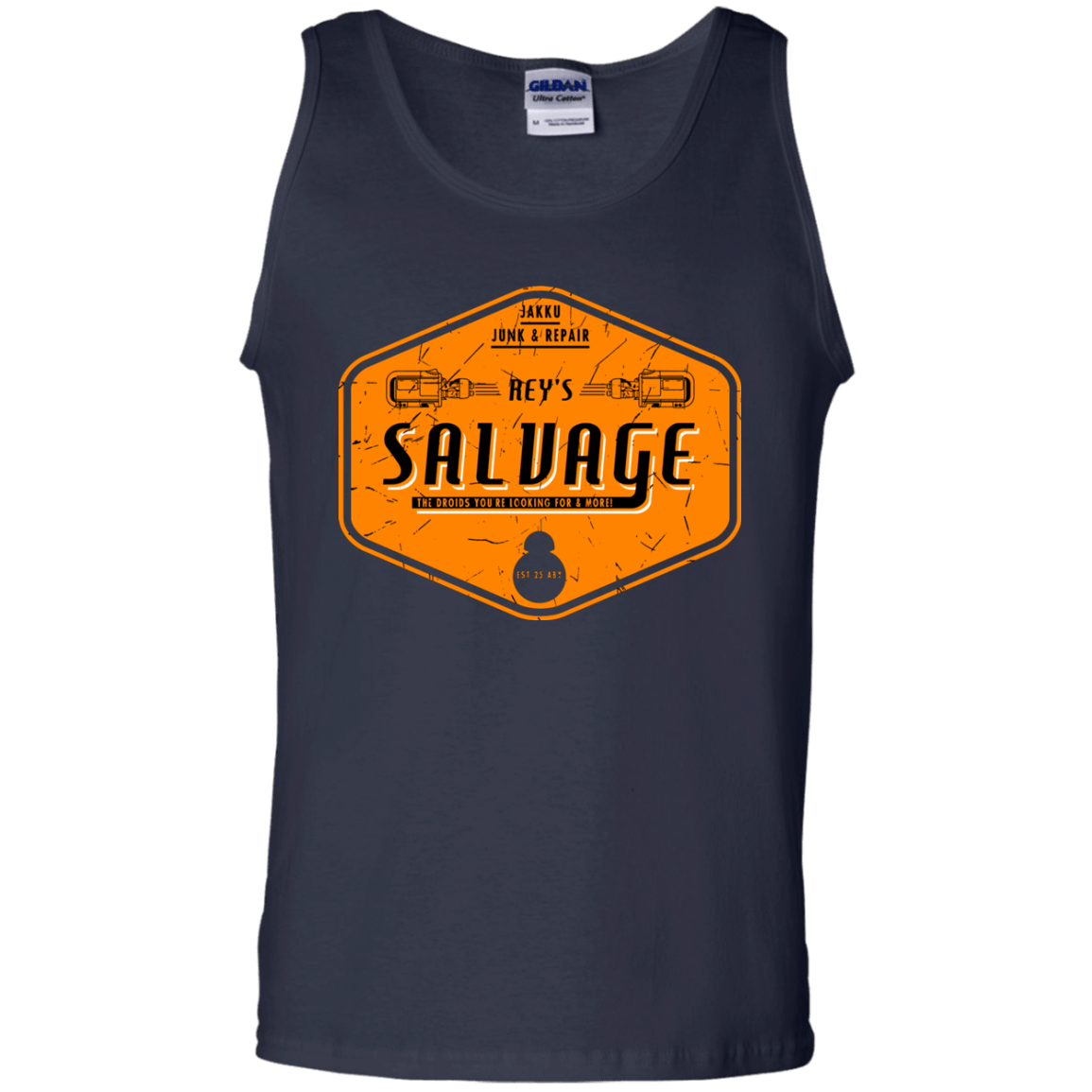 T-Shirts Navy / S Reys Salvage Men's Tank Top