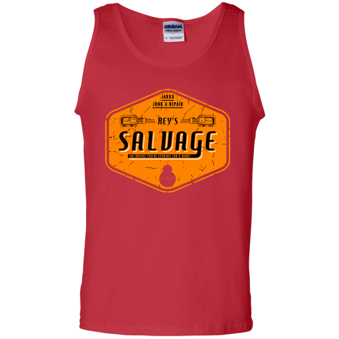 T-Shirts Red / S Reys Salvage Men's Tank Top