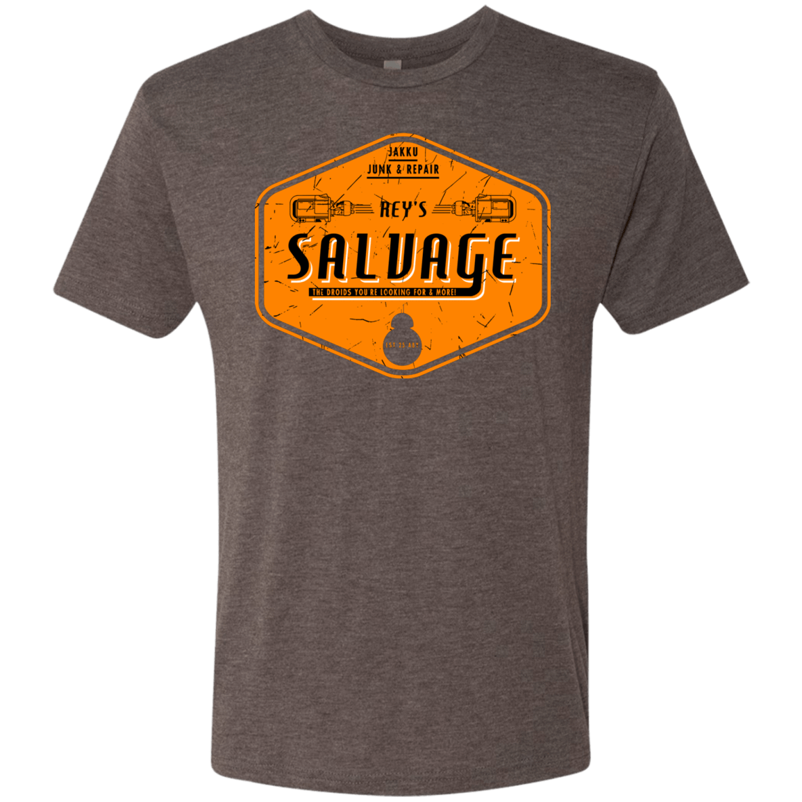 T-Shirts Macchiato / S Reys Salvage Men's Triblend T-Shirt