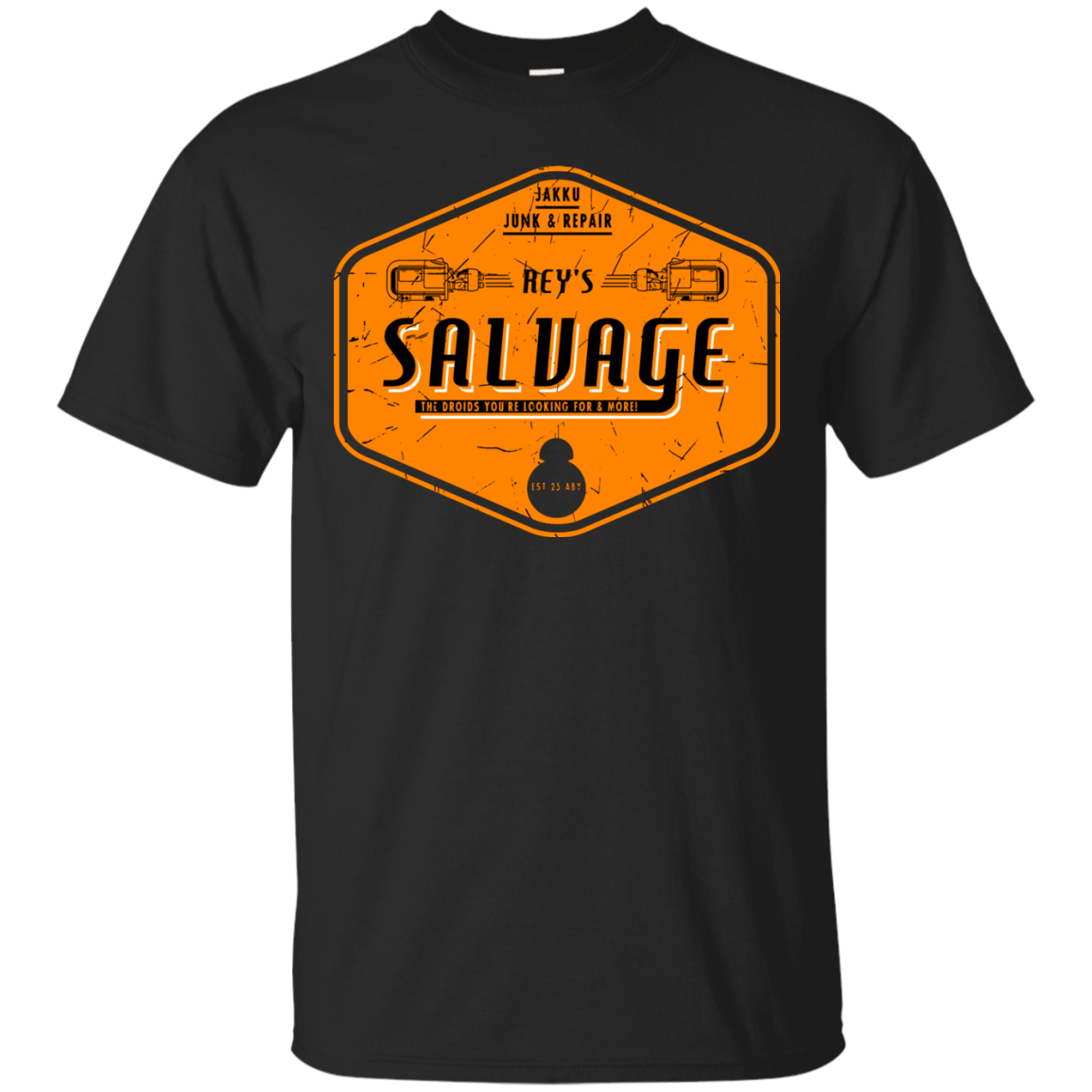 T-Shirts Black / S Reys Salvage T-Shirt