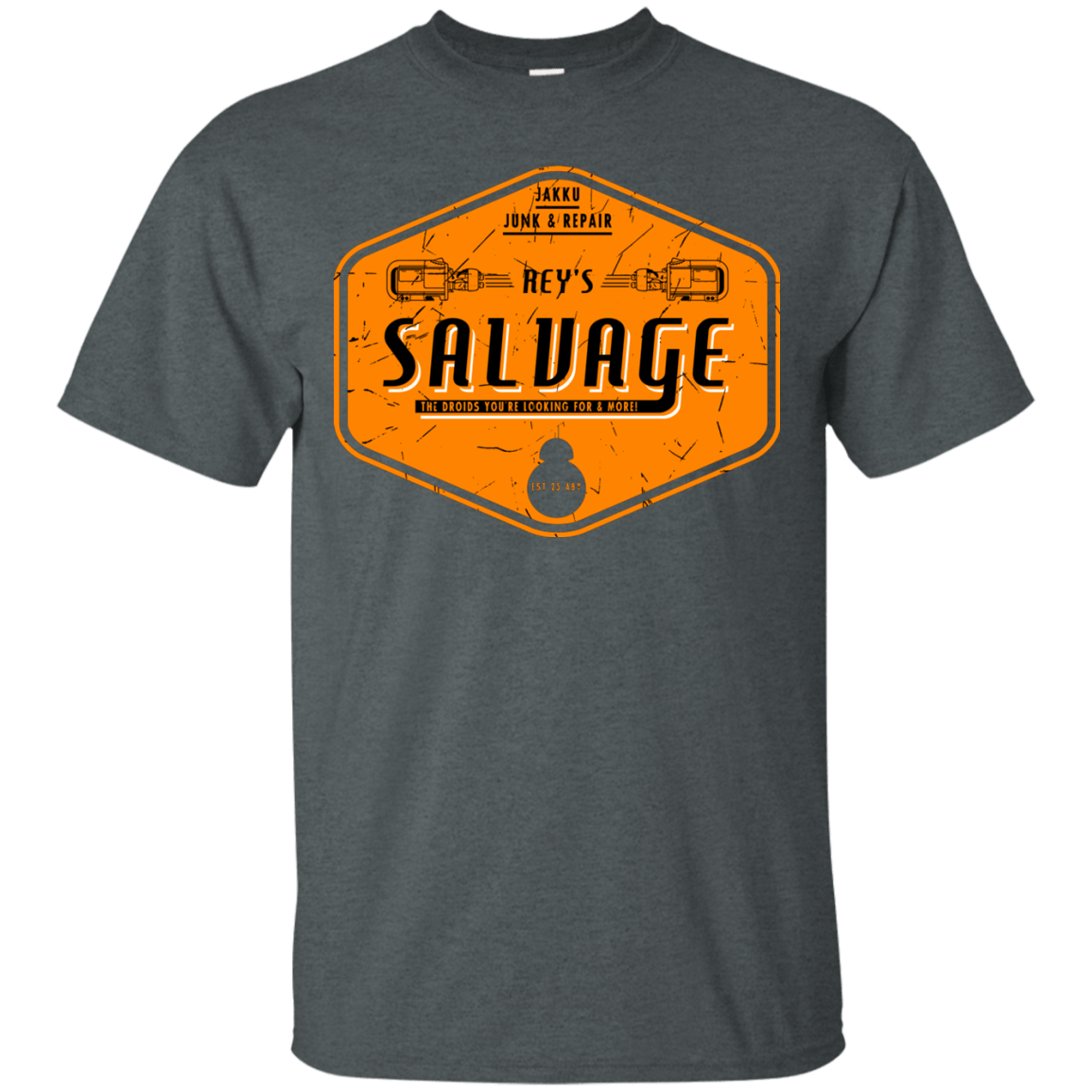 T-Shirts Dark Heather / S Reys Salvage T-Shirt