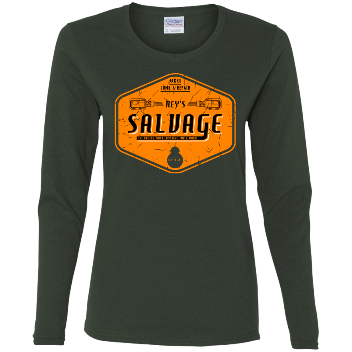 T-Shirts Forest / S Reys Salvage Women's Long Sleeve T-Shirt