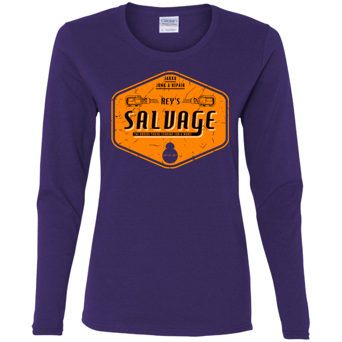 T-Shirts Purple / S Reys Salvage Women's Long Sleeve T-Shirt