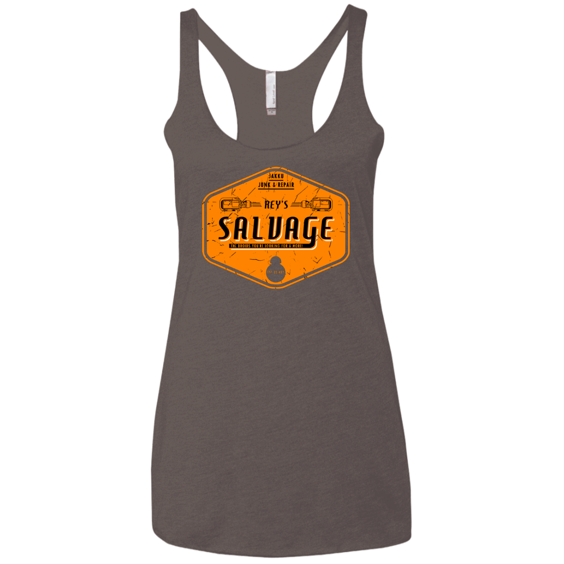 T-Shirts Macchiato / X-Small Reys Salvage Women's Triblend Racerback Tank