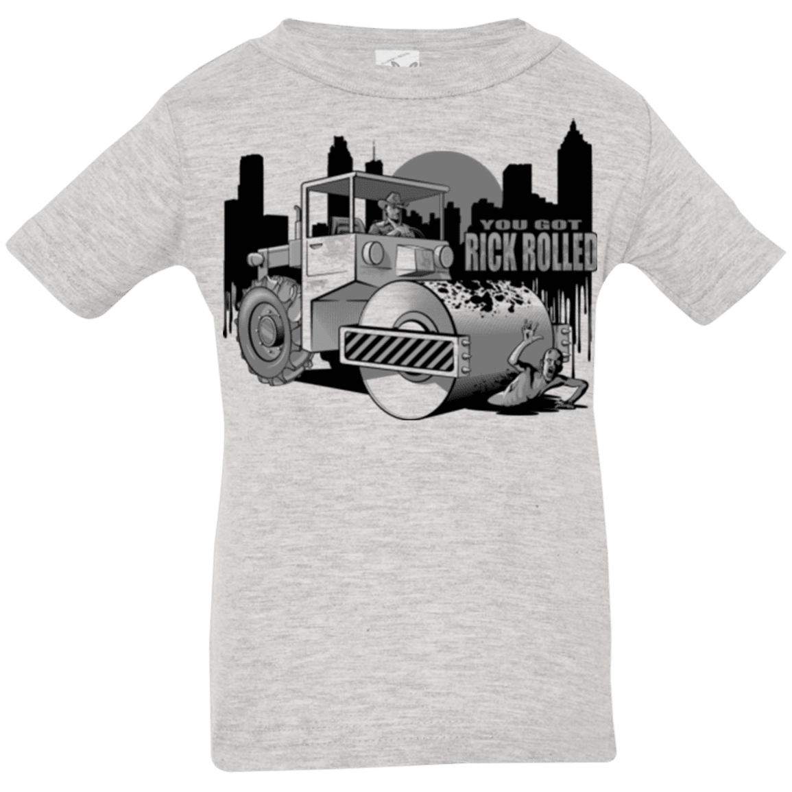 T-Shirts Heather / 6 Months Rick Rolled Infant Premium T-Shirt