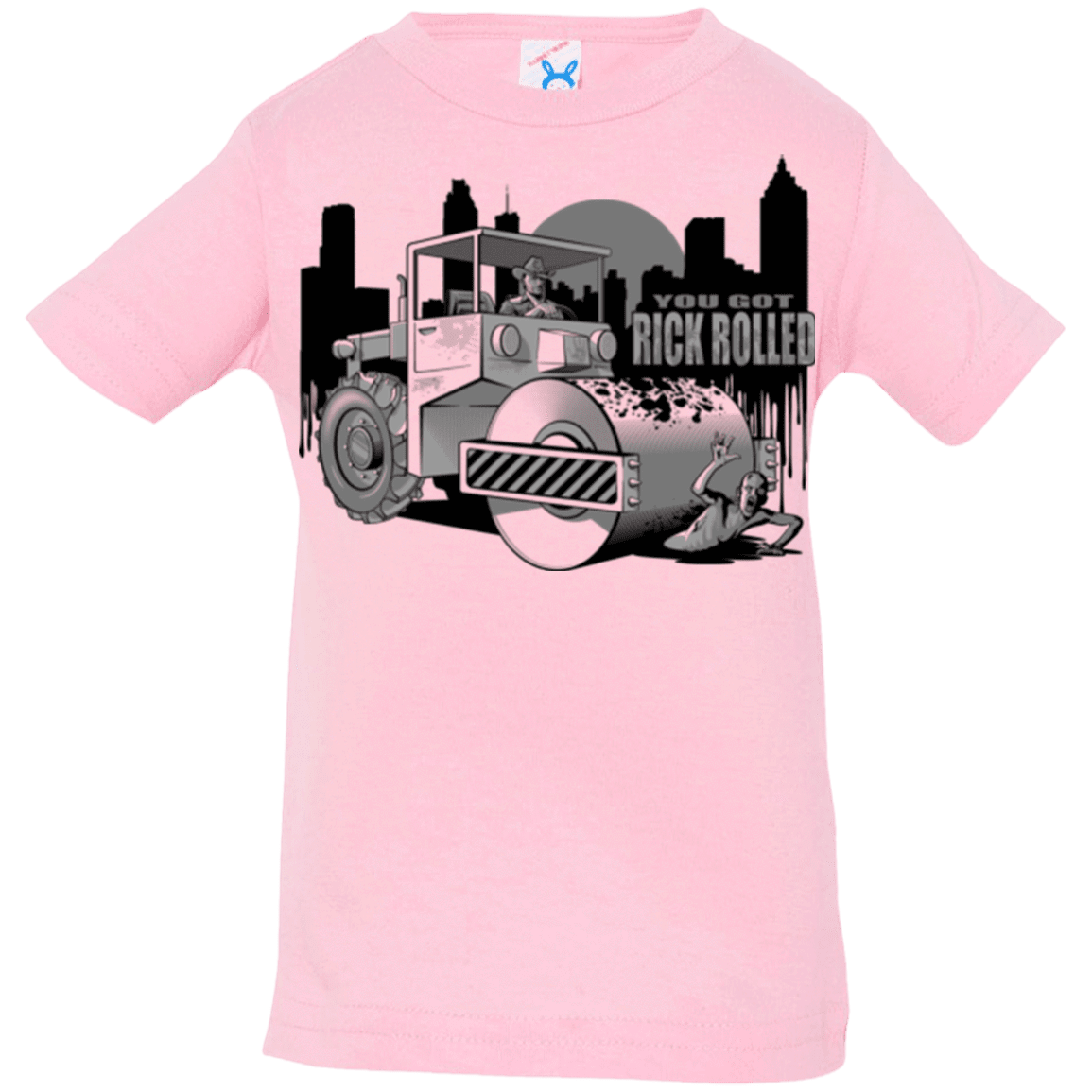 T-Shirts Pink / 6 Months Rick Rolled Infant Premium T-Shirt