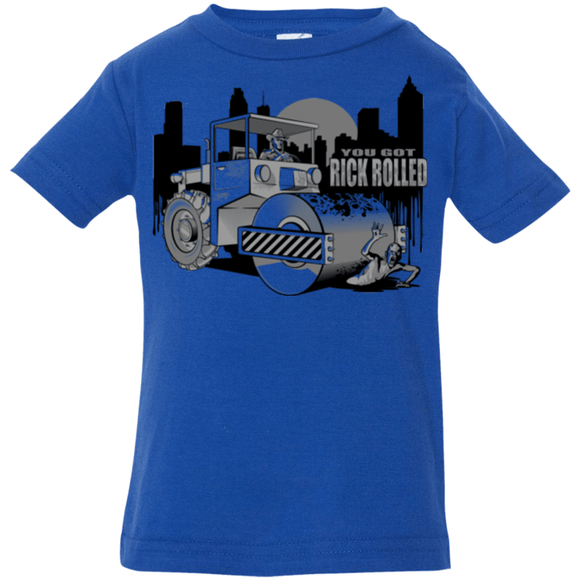 T-Shirts Royal / 6 Months Rick Rolled Infant Premium T-Shirt