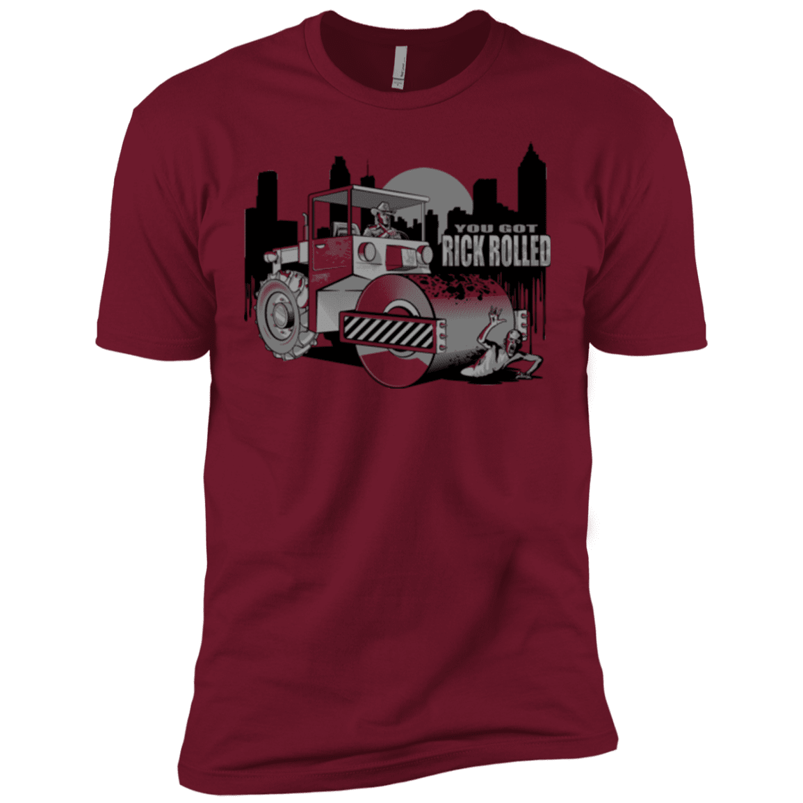 T-Shirts Cardinal / X-Small Rick Rolled Men's Premium T-Shirt