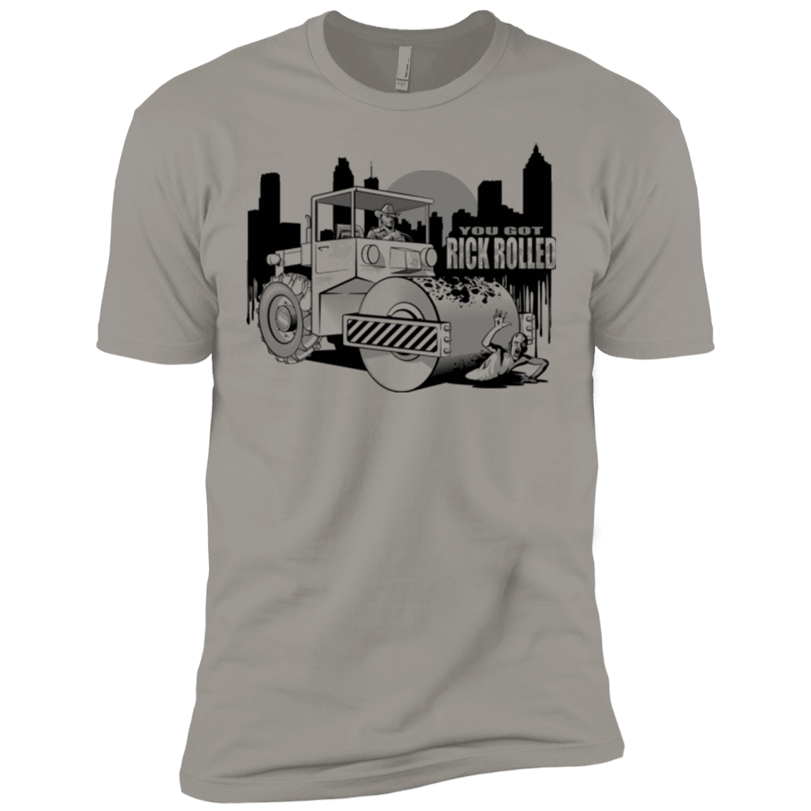 T-Shirts Light Grey / X-Small Rick Rolled Men's Premium T-Shirt