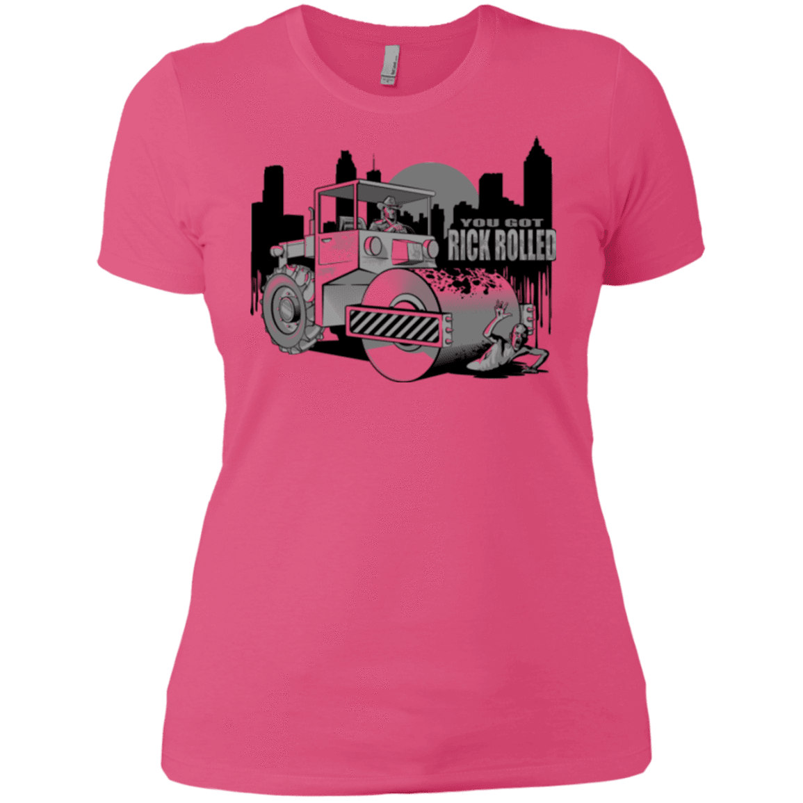 T-Shirts Hot Pink / X-Small Rick Rolled Women's Premium T-Shirt