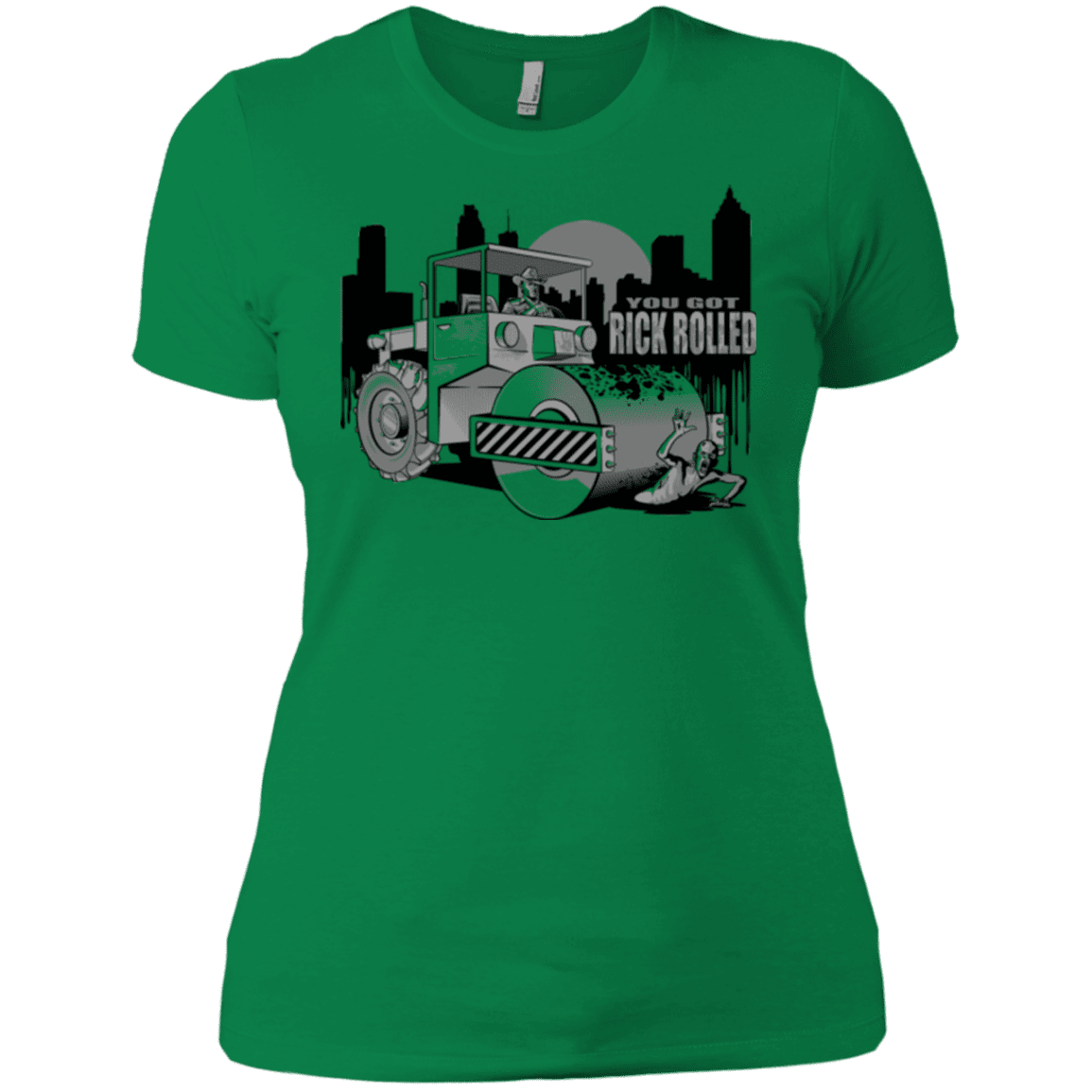 T-Shirts Kelly Green / X-Small Rick Rolled Women's Premium T-Shirt