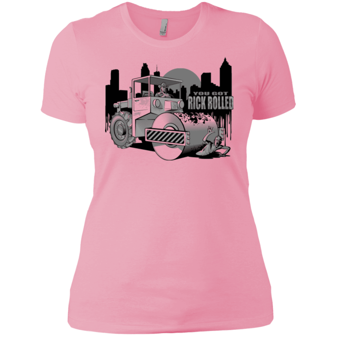 T-Shirts Light Pink / X-Small Rick Rolled Women's Premium T-Shirt