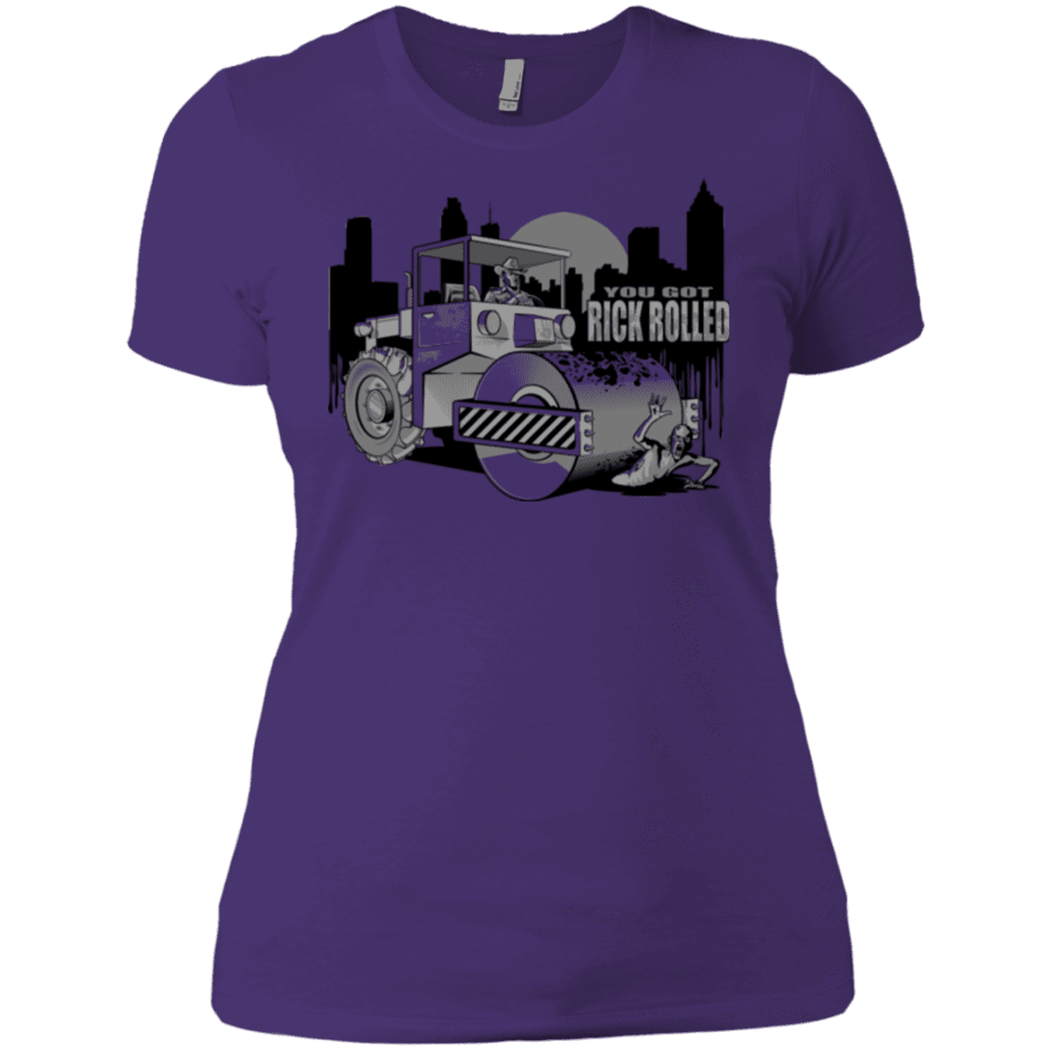 T-Shirts Purple / X-Small Rick Rolled Women's Premium T-Shirt