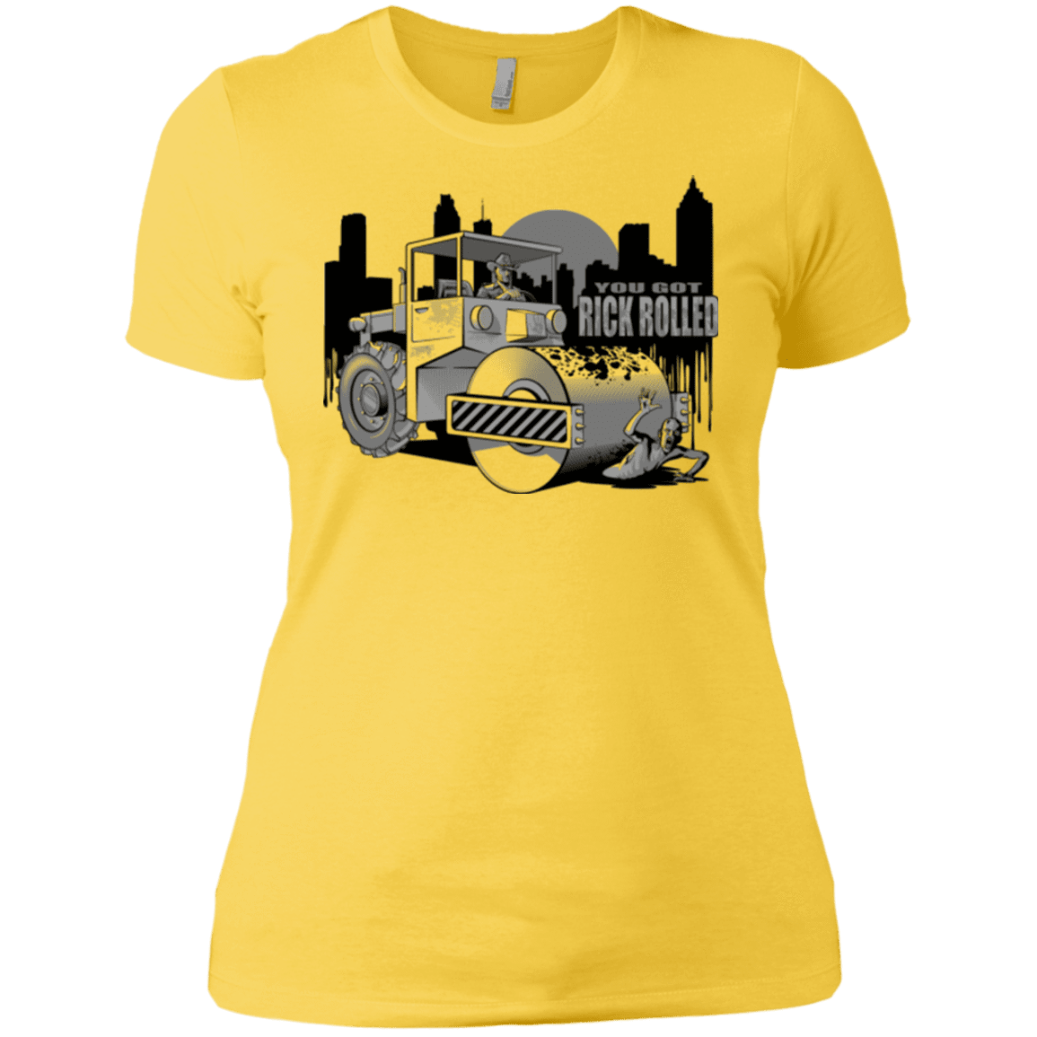 T-Shirts Vibrant Yellow / X-Small Rick Rolled Women's Premium T-Shirt