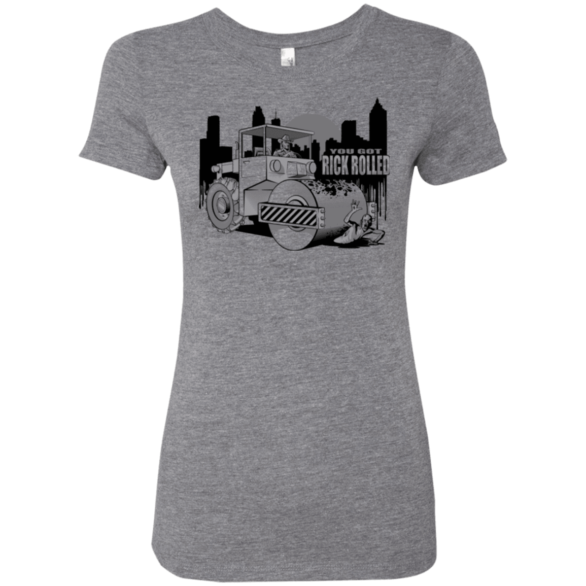 T-Shirts Premium Heather / Small Rick Rolled Women's Triblend T-Shirt