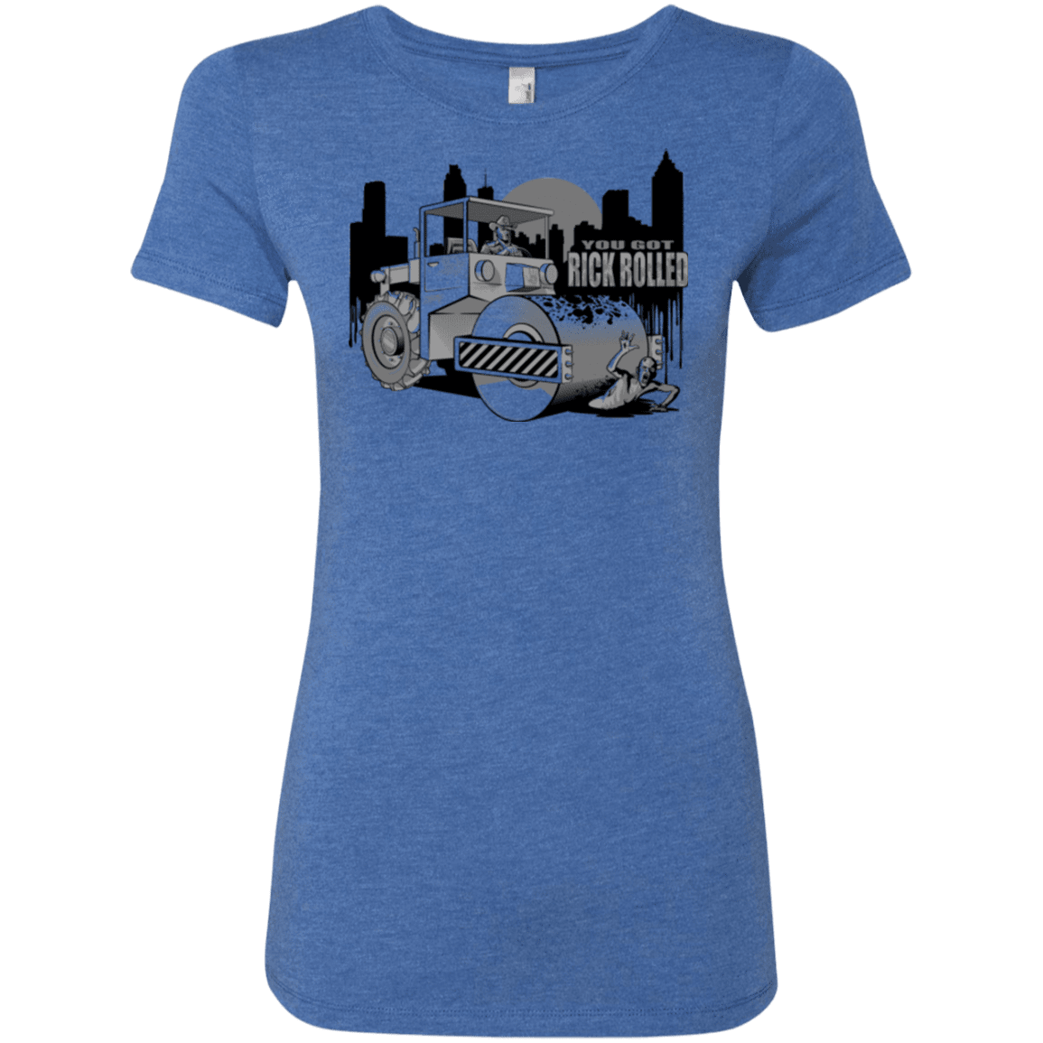 T-Shirts Vintage Royal / Small Rick Rolled Women's Triblend T-Shirt