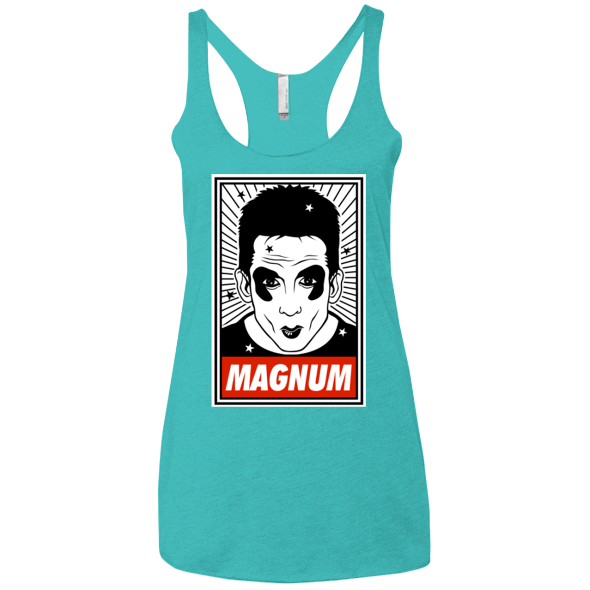 T-Shirts Tahiti Blue / X-Small Ridiculously good looking Women's Triblend Racerback Tank