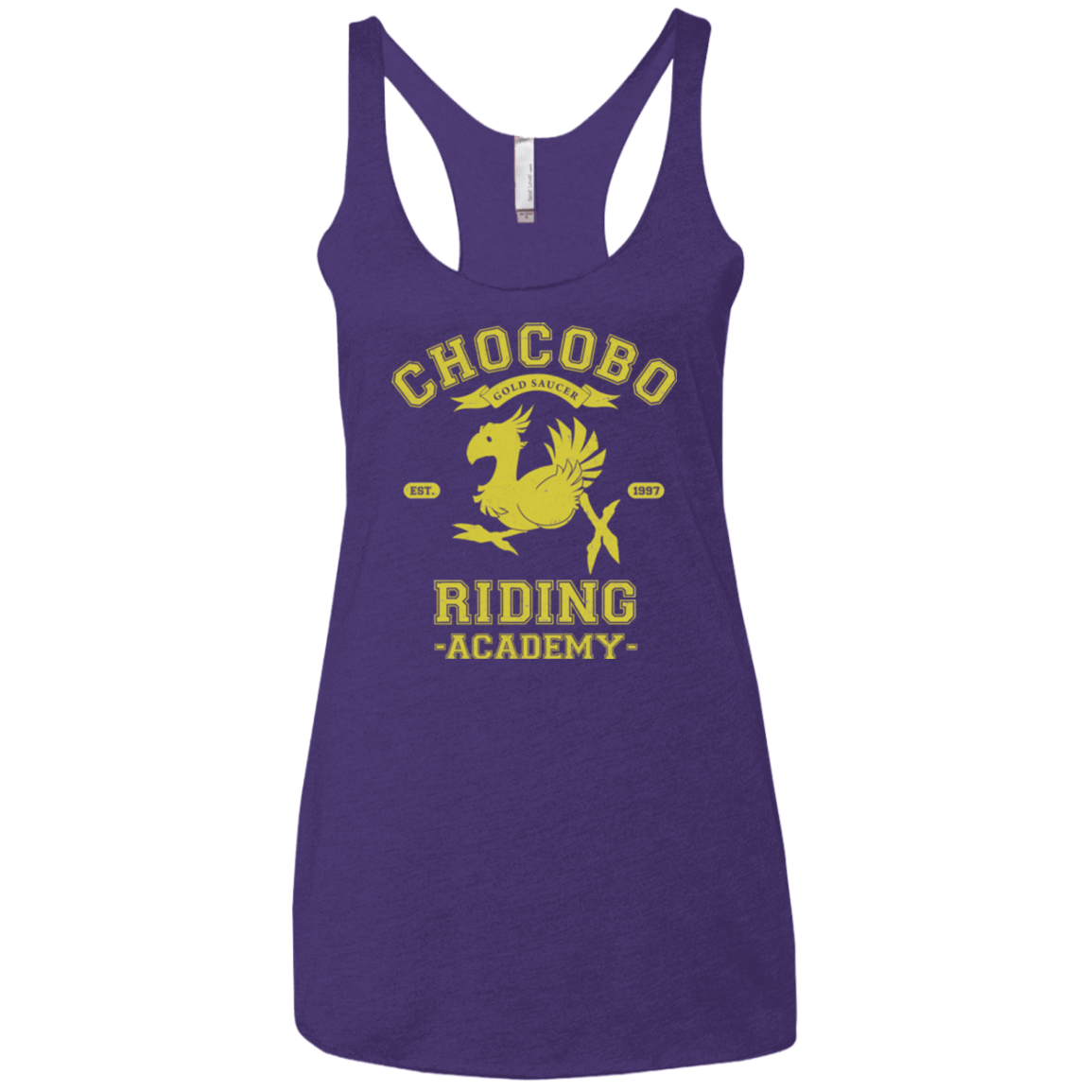 T-Shirts Purple / X-Small Riding Academy Women's Triblend Racerback Tank