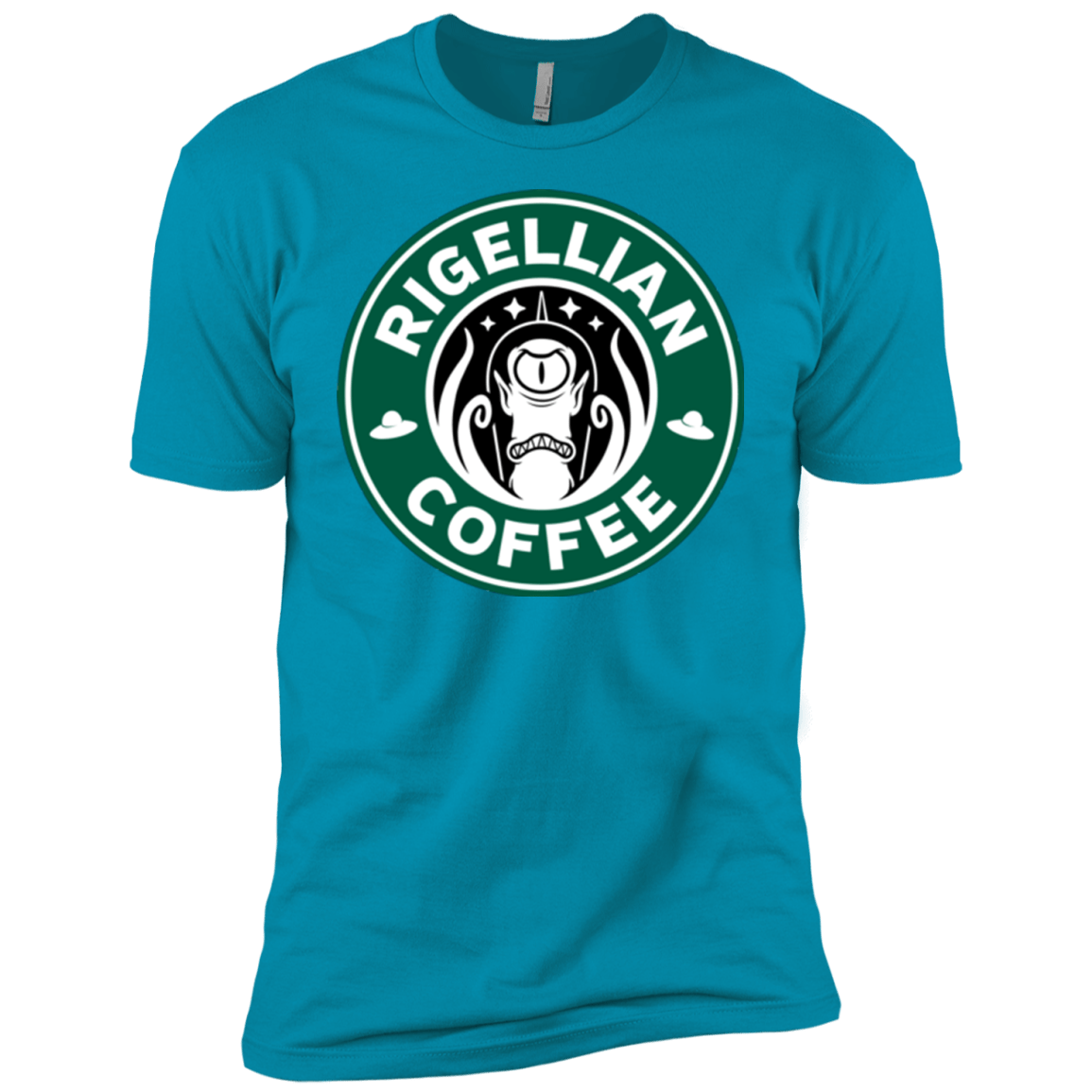 T-Shirts Turquoise / YXS Rigellian Coffee Boys Premium T-Shirt