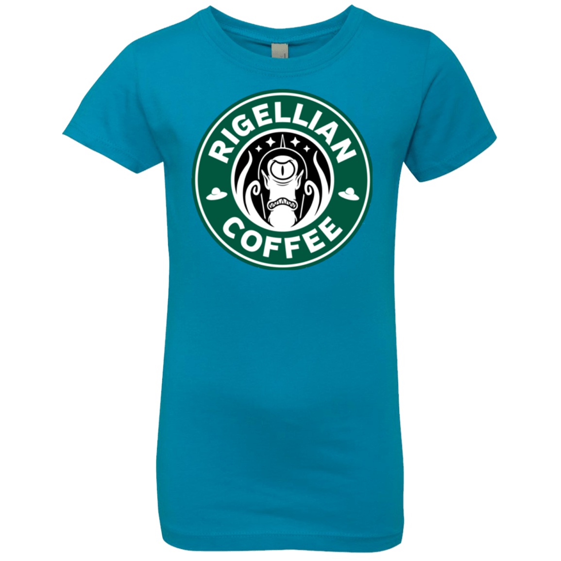 T-Shirts Turquoise / YXS Rigellian Coffee Girls Premium T-Shirt