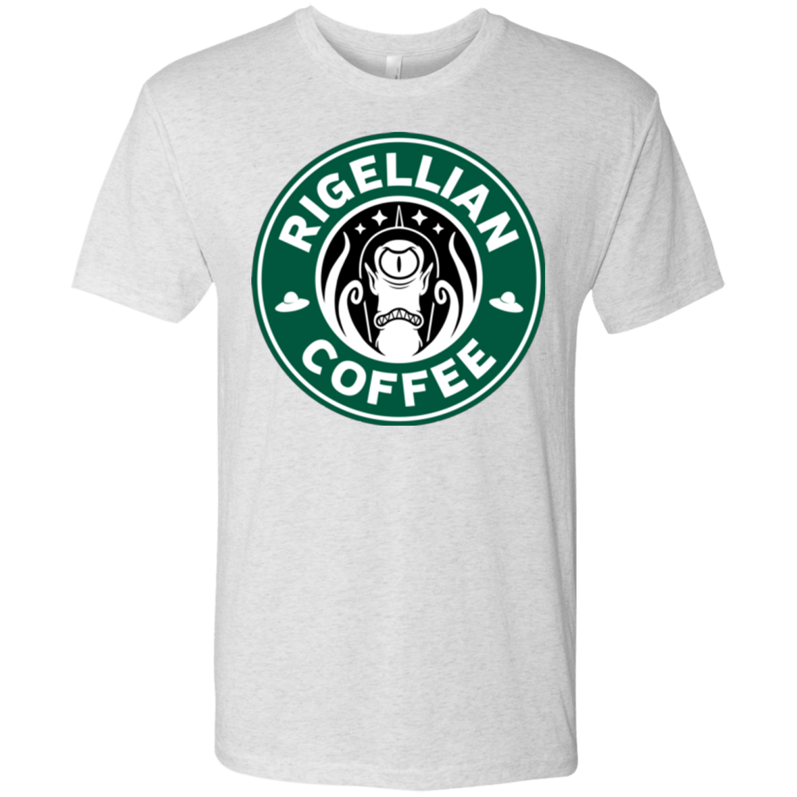T-Shirts Heather White / Small Rigellian Coffee Men's Triblend T-Shirt