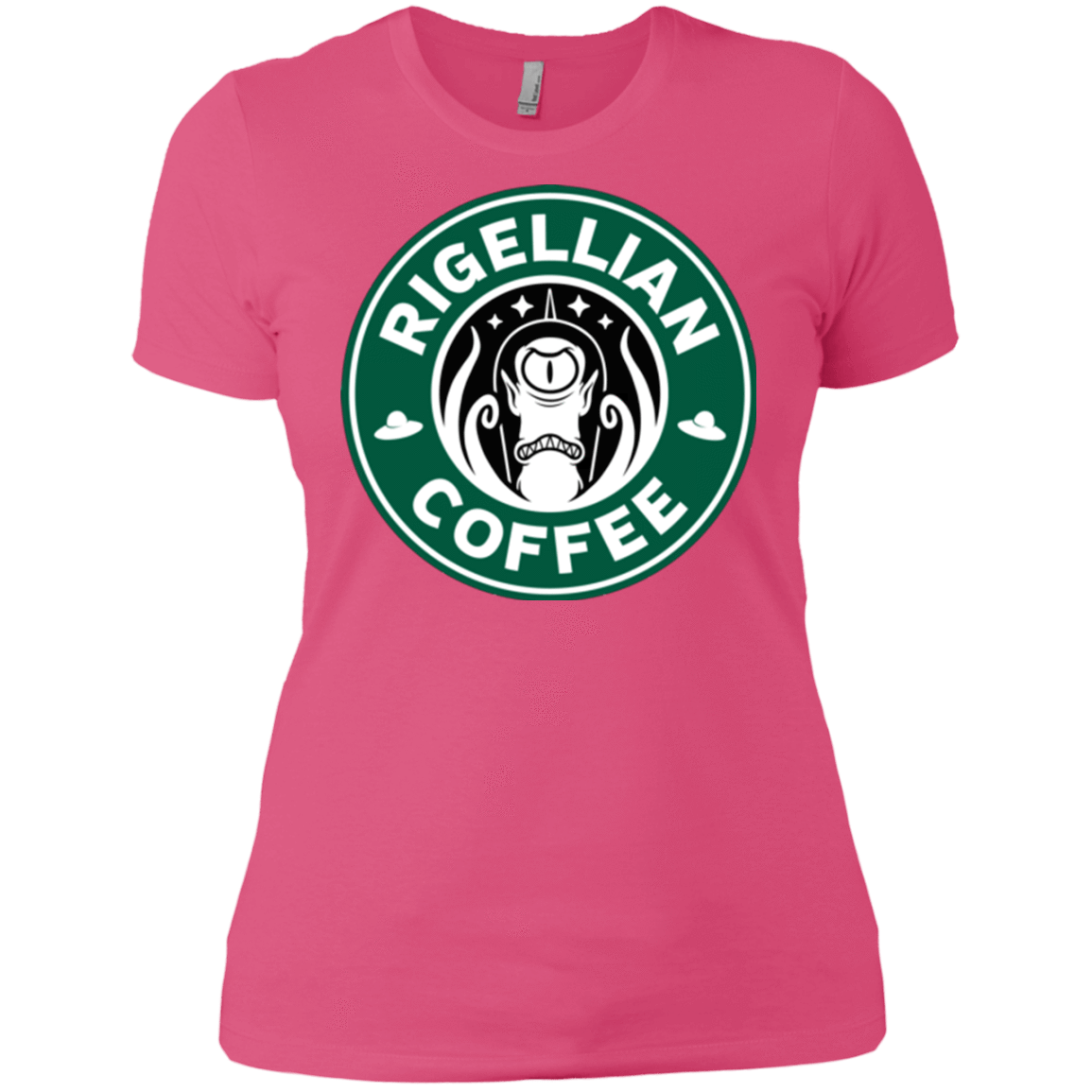T-Shirts Hot Pink / X-Small Rigellian Coffee Women's Premium T-Shirt