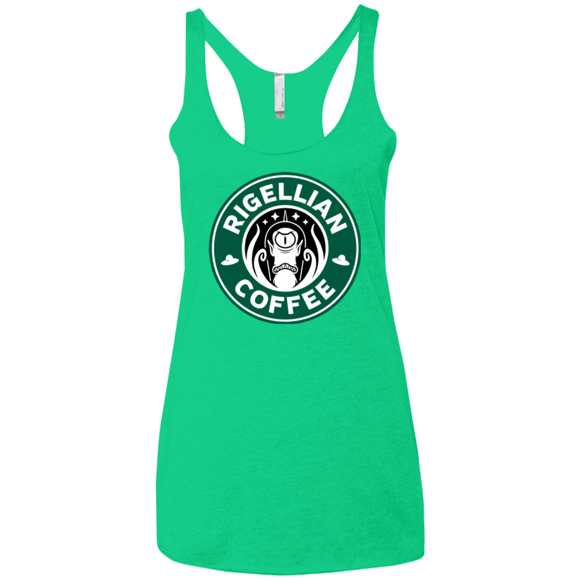 T-Shirts Envy / X-Small Rigellian Coffee Women's Triblend Racerback Tank