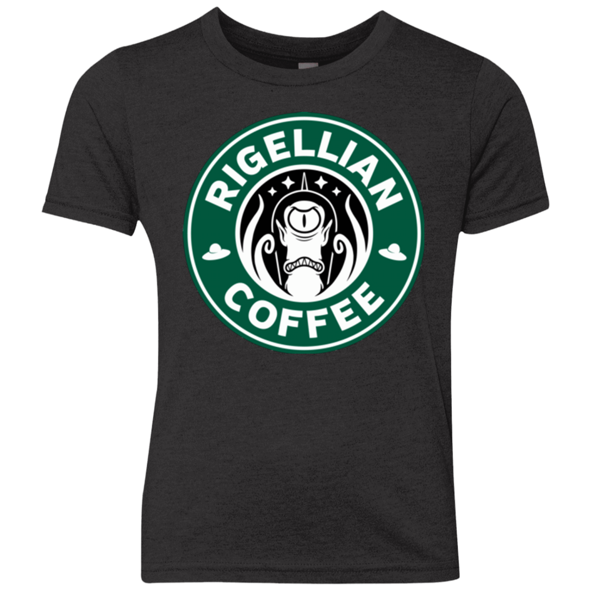 T-Shirts Vintage Black / YXS Rigellian Coffee Youth Triblend T-Shirt