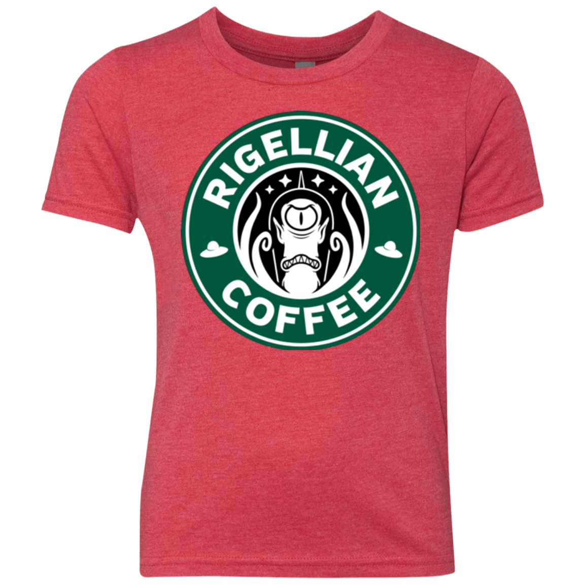 T-Shirts Vintage Red / YXS Rigellian Coffee Youth Triblend T-Shirt