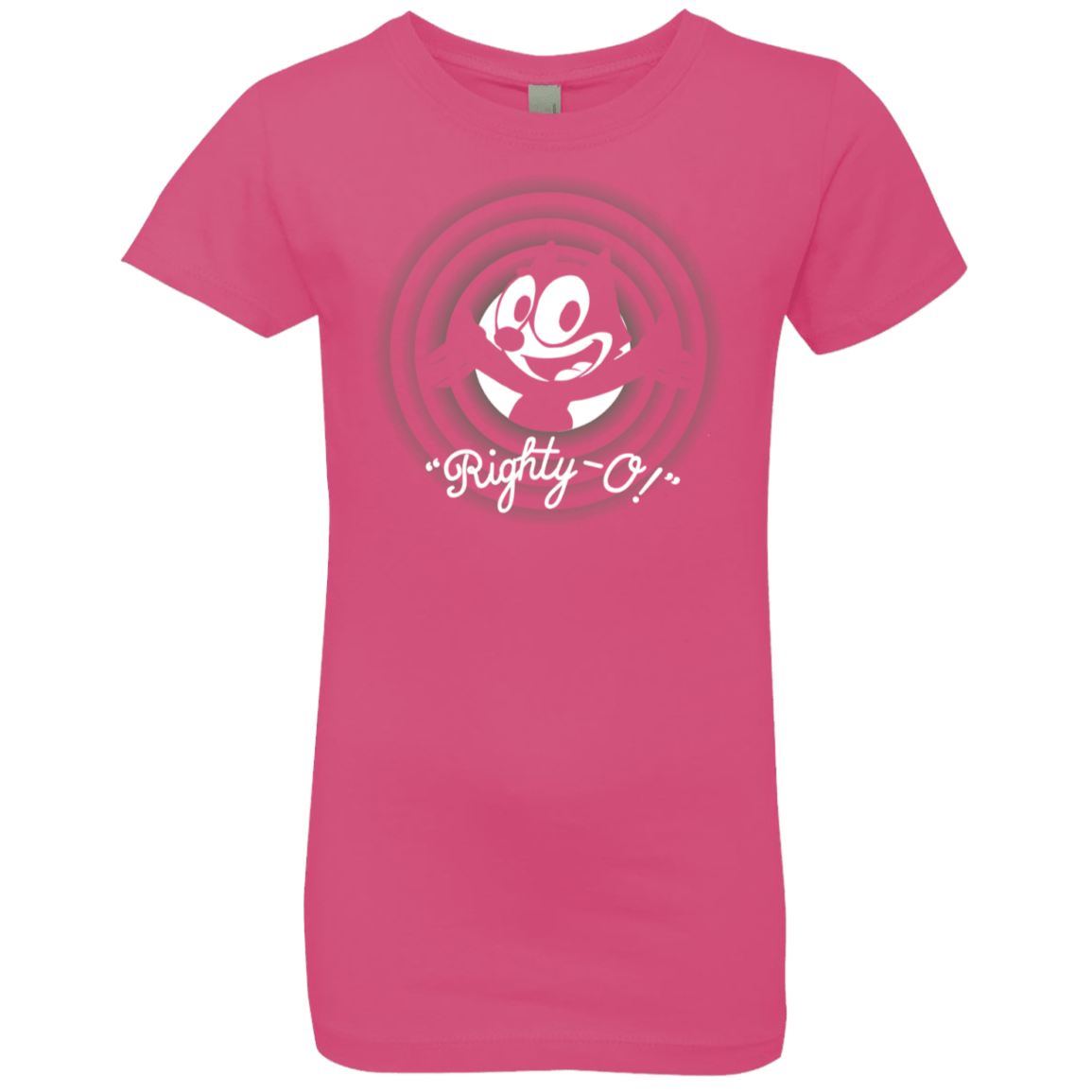 T-Shirts Hot Pink / YXS Righty -O Girls Premium T-Shirt