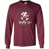 T-Shirts Maroon / S Righty -O Men's Long Sleeve T-Shirt