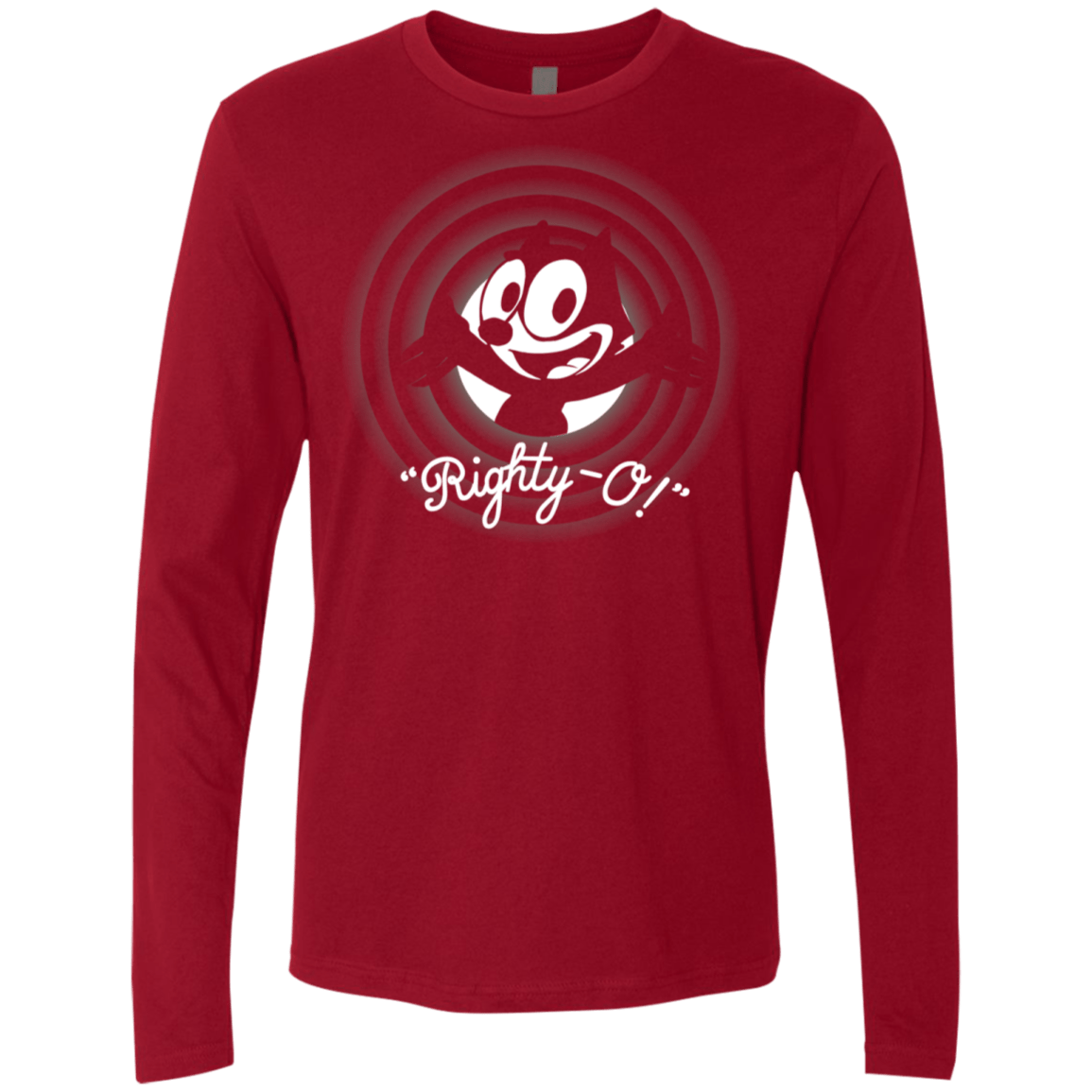 T-Shirts Cardinal / S Righty -O Men's Premium Long Sleeve