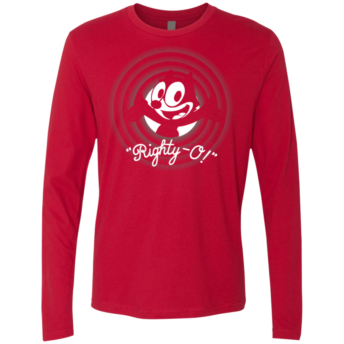 T-Shirts Red / S Righty -O Men's Premium Long Sleeve
