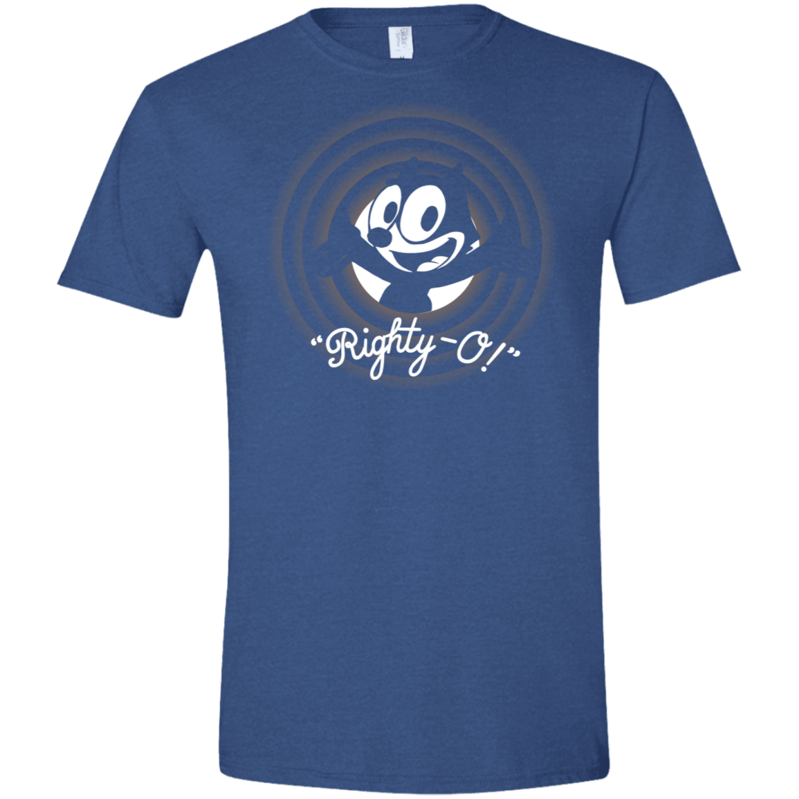 T-Shirts Heather Royal / X-Small Righty -O Men's Semi-Fitted Softstyle