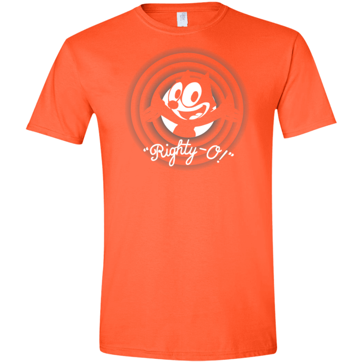 T-Shirts Orange / S Righty -O Men's Semi-Fitted Softstyle