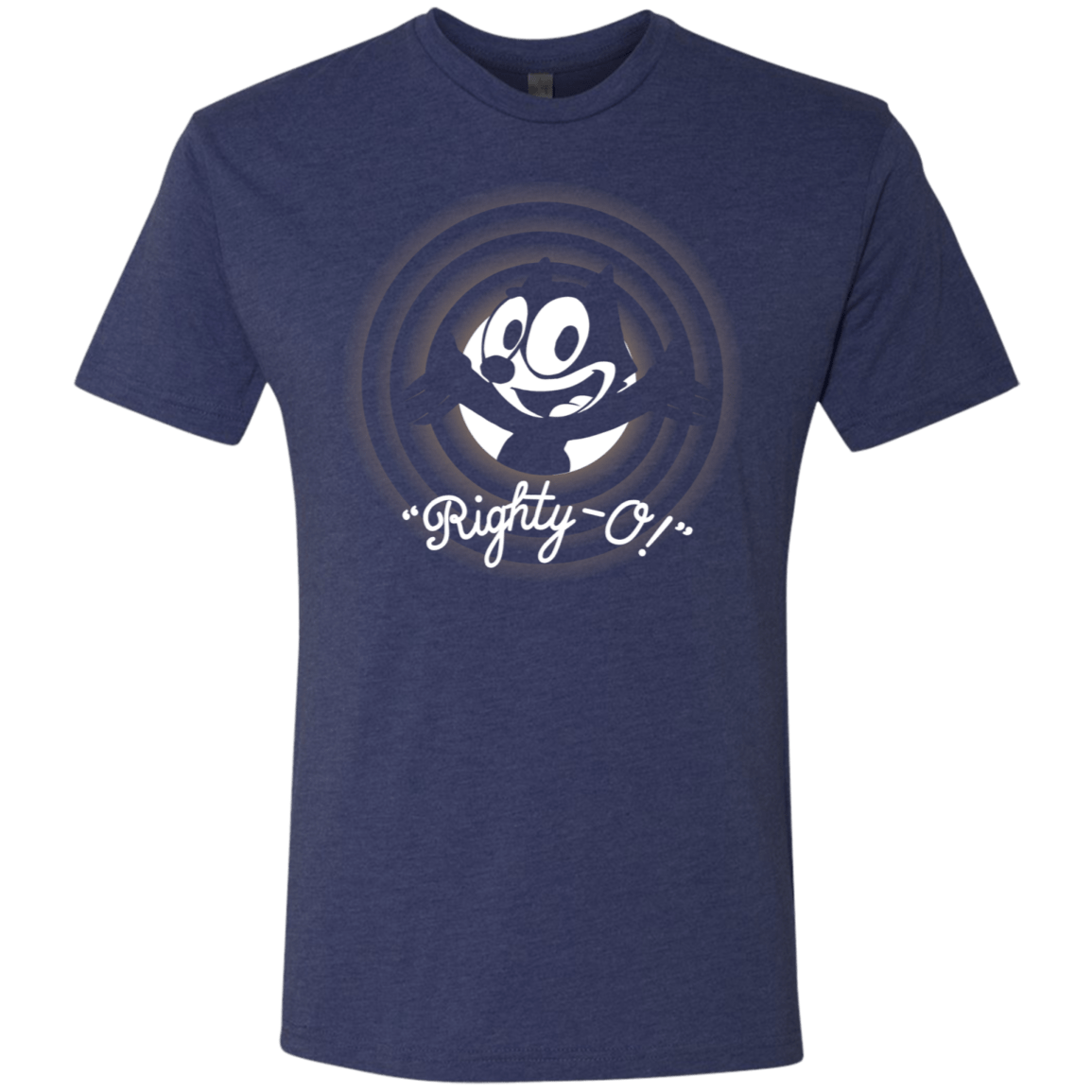 T-Shirts Vintage Navy / S Righty -O Men's Triblend T-Shirt