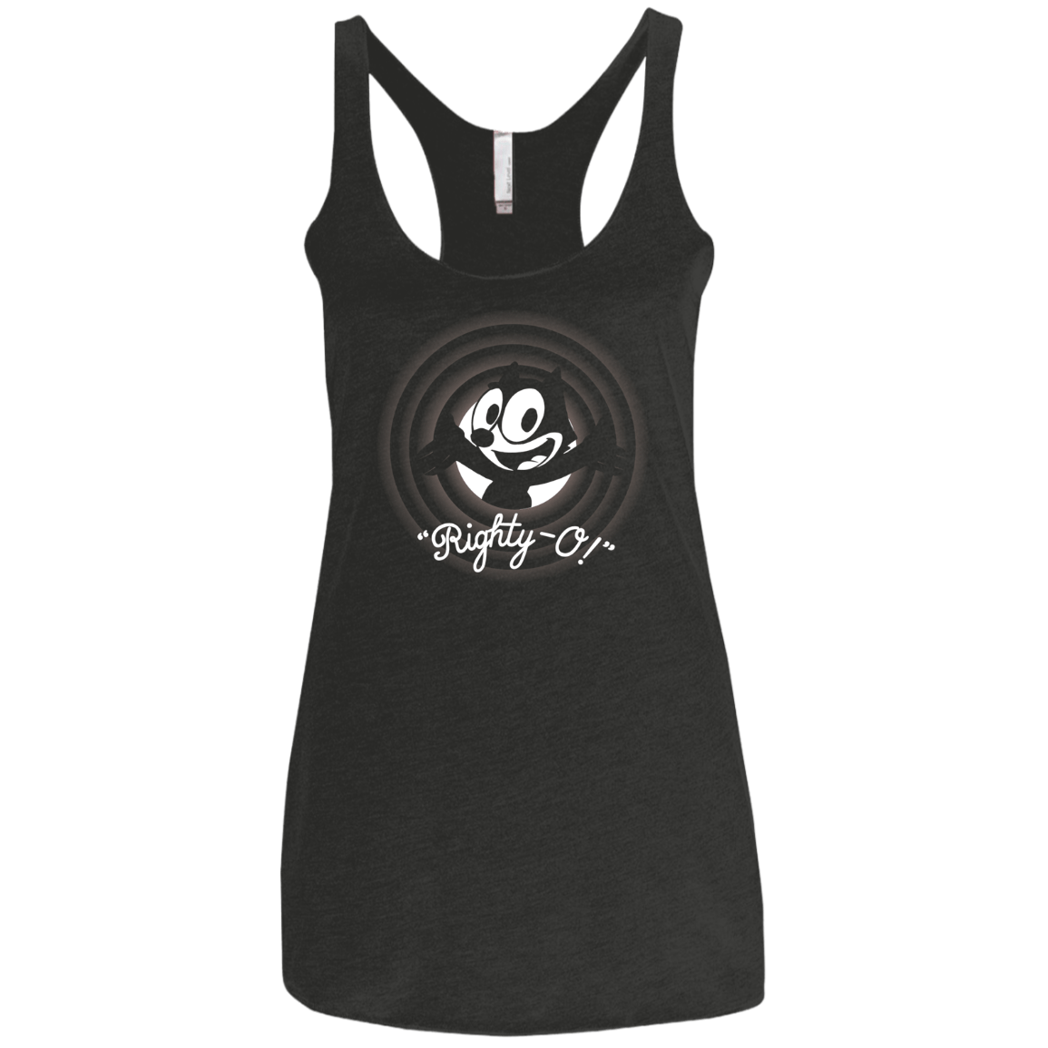 T-Shirts Vintage Black / X-Small Righty -O Women's Triblend Racerback Tank