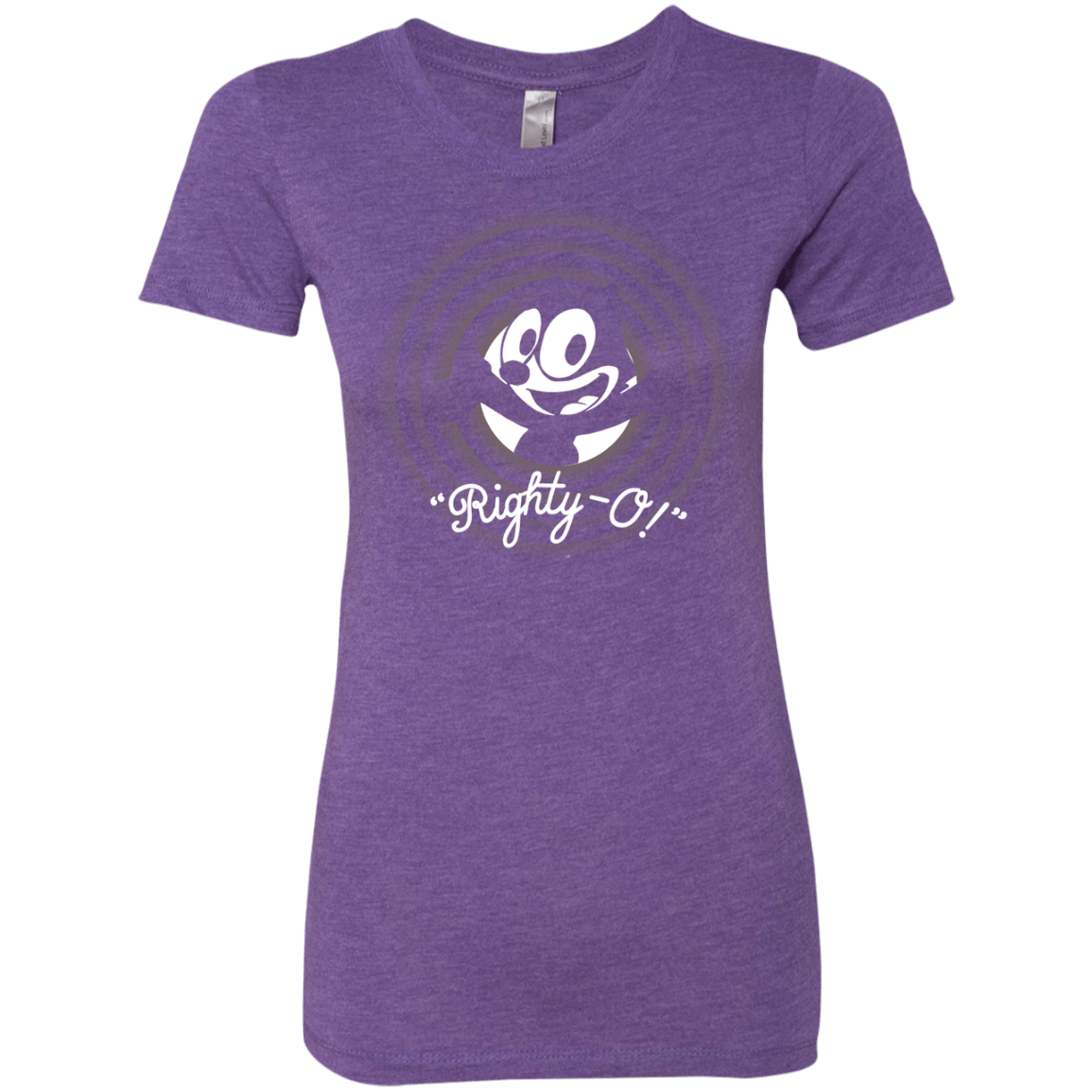 T-Shirts Purple Rush / S Righty -O Women's Triblend T-Shirt