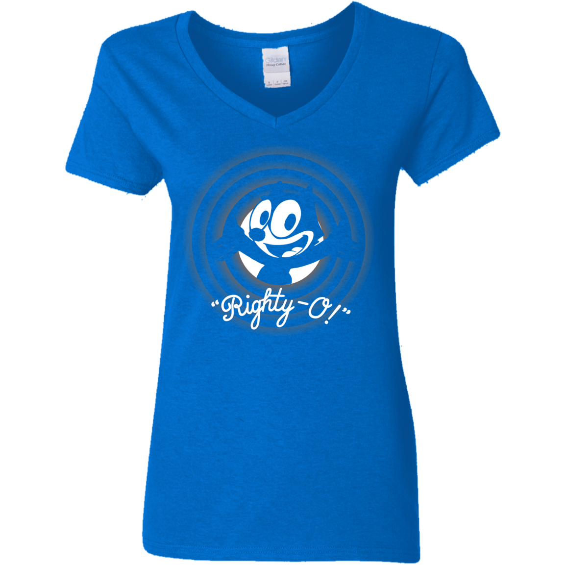 T-Shirts Royal / S Righty -O Women's V-Neck T-Shirt