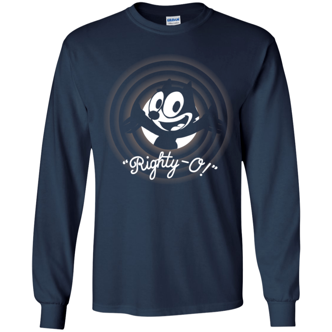 T-Shirts Navy / YS Righty -O Youth Long Sleeve T-Shirt