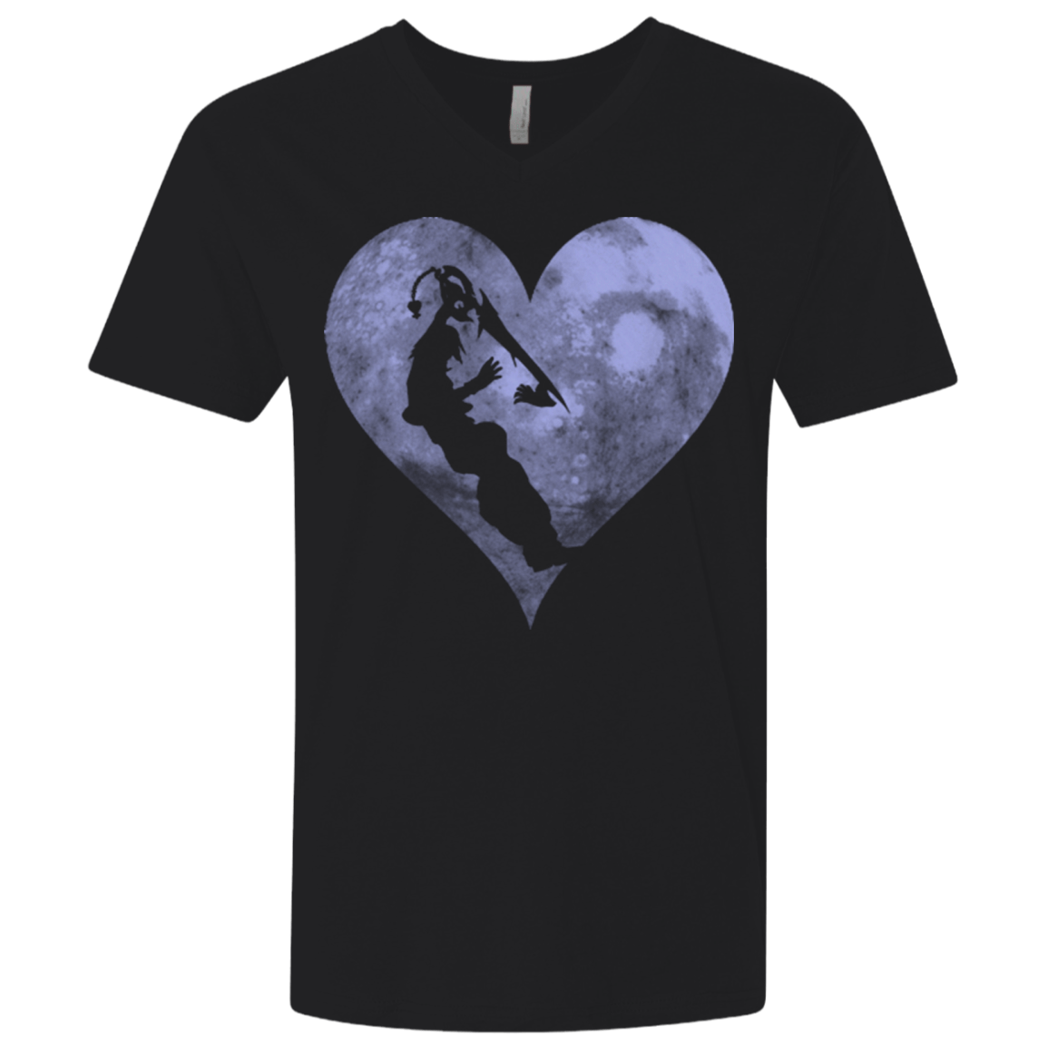 T-Shirts Black / X-Small RIKUS HEART Men's Premium V-Neck